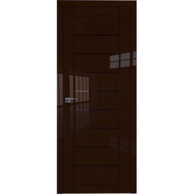 Межкомнатная Дверь Экошпон 73L Терра Черный триплекс