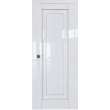 Дверь Профильдорс 23L Белый люкс молдинг золото