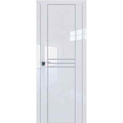 Межкомнатная Дверь Экошпон 150L Белый люкс молдинг