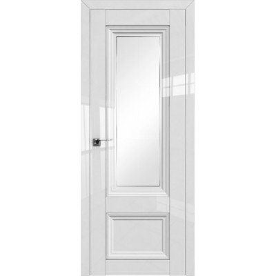 Межкомнатная Дверь Экошпон 2.103L Белый люкс гравировка 4