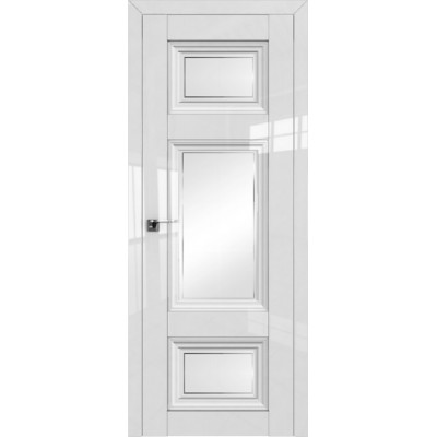 Межкомнатная Дверь Экошпон 2.105L Белый люкс гравировка 4