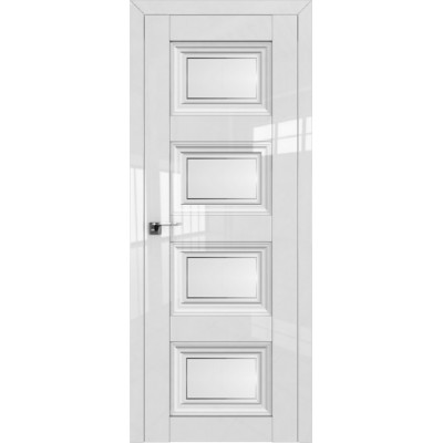 Межкомнатная Дверь Экошпон 2.107L Белый люкс гравировка 4