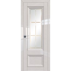 Дверь Экошпон 2.103L Магнолия люкс гравировка 1