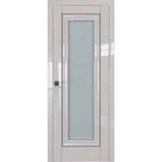 Дверь Экошпон 24L Галька молдинг серебро мателюкс