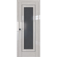 Дверь Экошпон 24L Галька молдинг серебро графит