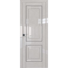Дверь Экошпон 27L Галька молдинг серебро