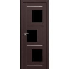 Дверь Экошпон 13u Темно-коричневый Черный триплекс