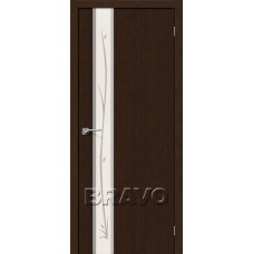 Дверь Экошпон Глейс-1 Twig 3D Wenge