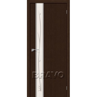 Межкомнатная Дверь Экошпон Глейс-1 Twig 3D Wenge