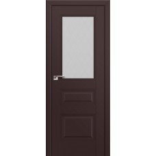 Дверь Экошпон 67u Темно-коричневый Ромб
