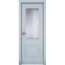 Дверь Экошпон 2.113u Манхэттен стекло гравировка 4