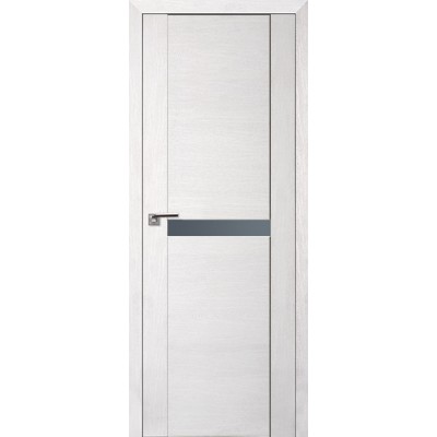 Межкомнатная Дверь Экошпон 2.01 XN цвет Монблан стекло лакобель серый