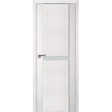 Дверь Экошпон 2.02 XN цвет Монблан стекло лакобель белый