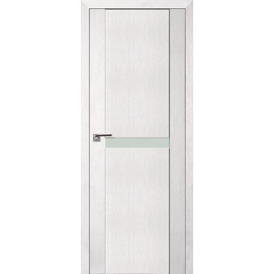 Межкомнатная Дверь Экошпон 2.02 XN цвет Монблан стекло лакобель белый