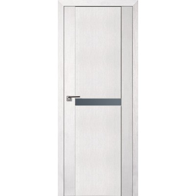 Межкомнатная Дверь Экошпон 2.02 XN цвет Монблан стекло лакобель серый