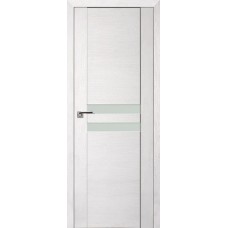 Дверь Экошпон 2.03 XN цвет Монблан стекло лакобель белый