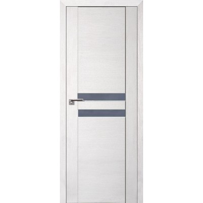 Межкомнатная Дверь Экошпон 2.03 XN цвет Монблан стекло лакобель серый