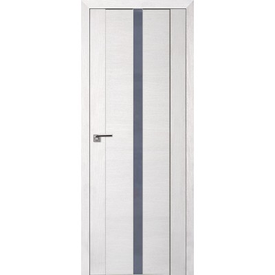 Межкомнатная Дверь Экошпон 2.04 XN цвет Монблан стекло лакобель серый