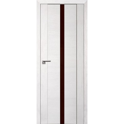 Межкомнатная Дверь Экошпон 2.04 XN цвет Монблан стекло лакобель коричневый
