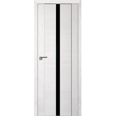 Дверь Экошпон 2.04 XN цвет Монблан стекло лакобель чёрный