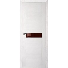 Дверь Экошпон 2.05 XN цвет Монблан стекло лакобель коричневый