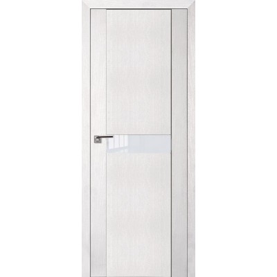 Межкомнатная Дверь Экошпон 2.06 XN цвет Монблан стекло лакобель белый