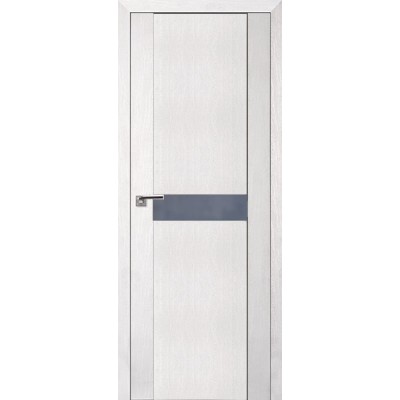 Межкомнатная Дверь Экошпон 2.06 XN цвет Монблан стекло лакобель серый