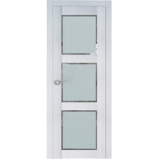 Дверь Экошпон 2.13 XN цвет Монблан стекло матовое Square