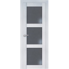 Дверь Экошпон 2.13 XN цвет Монблан стекло графит