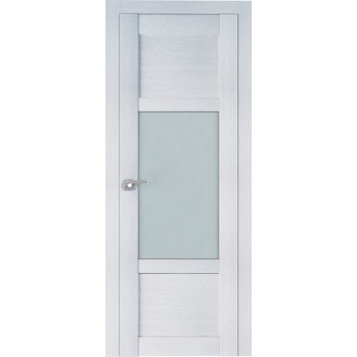 Межкомнатная Дверь Экошпон 2.15 XN цвет Монблан стекло матовое