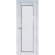 Дверь Экошпон 2.19 XN цвет Монблан стекло белое Square