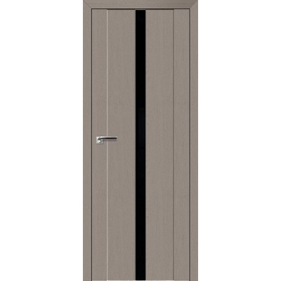 Межкомнатная Дверь Профильдорс 2.04 XN цвет Стоун стекло лакобель чёрный