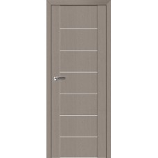 Дверь Экошпон 2.07 XN цвет Стоун алюминиевый молдинг