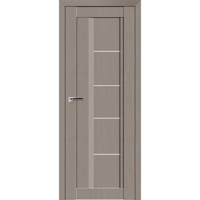 Межкомнатная Дверь Экошпон 2.10 XN цвет Стоун стекло мателюкс