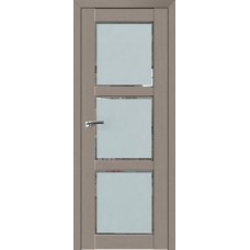 Дверь Экошпон 2.13 XN цвет Стоун стекло матовое Square
