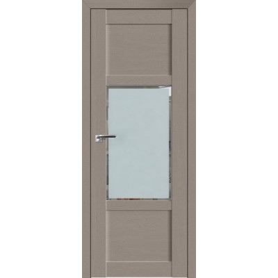 Межкомнатная Дверь Экошпон 2.15 XN цвет Стоун стекло матовое Square