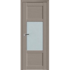 Дверь Экошпон 2.15 XN цвет Стоун стекло матовое