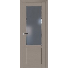 Дверь Экошпон 2.15 XN цвет Стоун стекло графит Square
