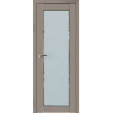 Дверь Экошпон 2.19 XN цвет Стоун стекло матовое Square