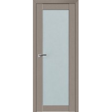 Дверь Экошпон 2.19 XN цвет Стоун стекло матовое