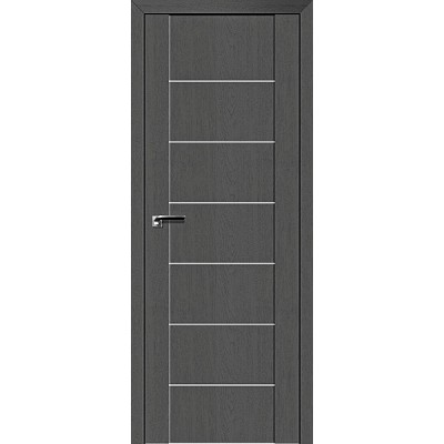 Межкомнатная Дверь Профильдорс 2.07 XN цвет Грувд алюминиевый молдинг