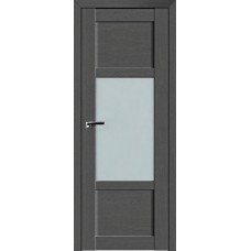 Дверь Экошпон 2.15 XN цвет Грувд стекло матовое