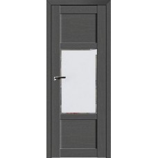 Дверь Экошпон 2.15 XN цвет Грувд стекло белое Square
