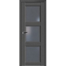 Дверь Экошпон 2.27 XN цвет Грувд стекло графит