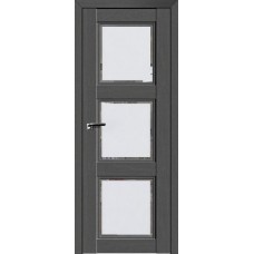 Дверь Экошпон 2.27 XN цвет Грувд стекло белое Square