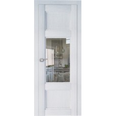 Дверь Экошпон 2.29 XN цвет Монблан стекло прозрачное