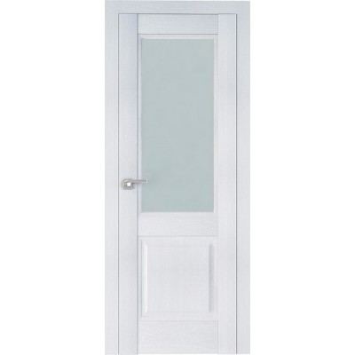 Межкомнатная Дверь Экошпон 2.42 XN цвет Монблан стекло матовое