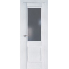 Дверь Экошпон 2.42 XN цвет Монблан стекло графит