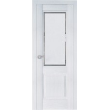Дверь Экошпон 2.42 XN цвет Монблан стекло матовое Square