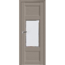 Дверь Экошпон 2.29 XN цвет Стоун стекло белое Square